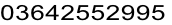 03642552995
